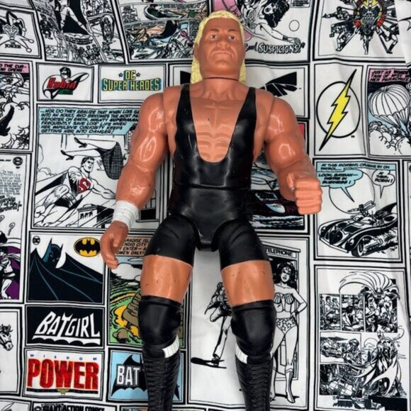Vtg 1991 Sid Vicious WCW Superstars Galoob 14" Giant Wrestling Action Figure - Picture 6 of 7